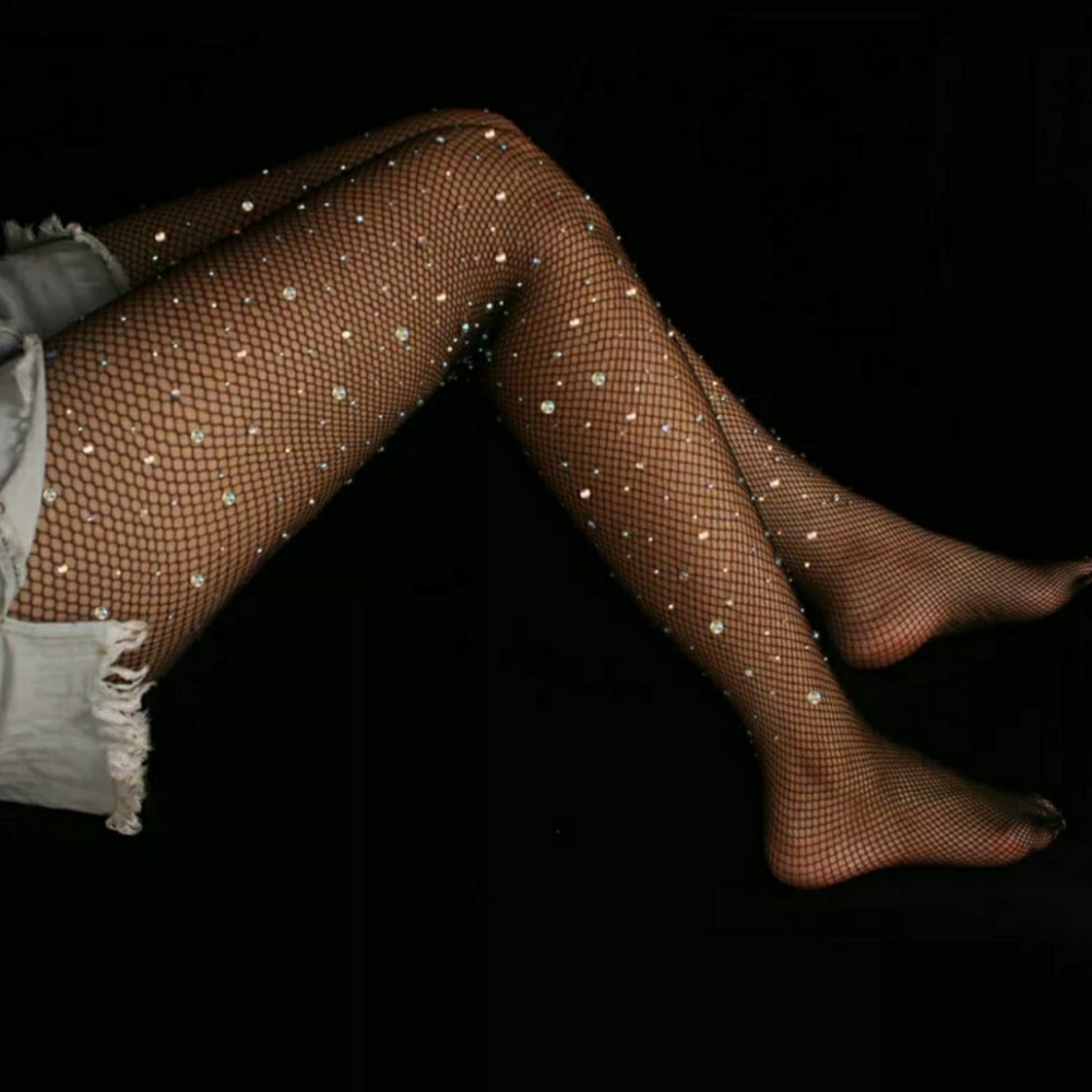 Rhinestones stockings